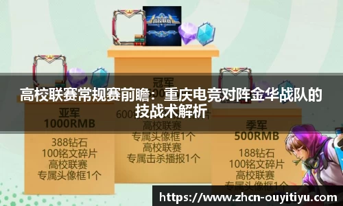 高校联赛常规赛前瞻：重庆电竞对阵金华战队的技战术解析